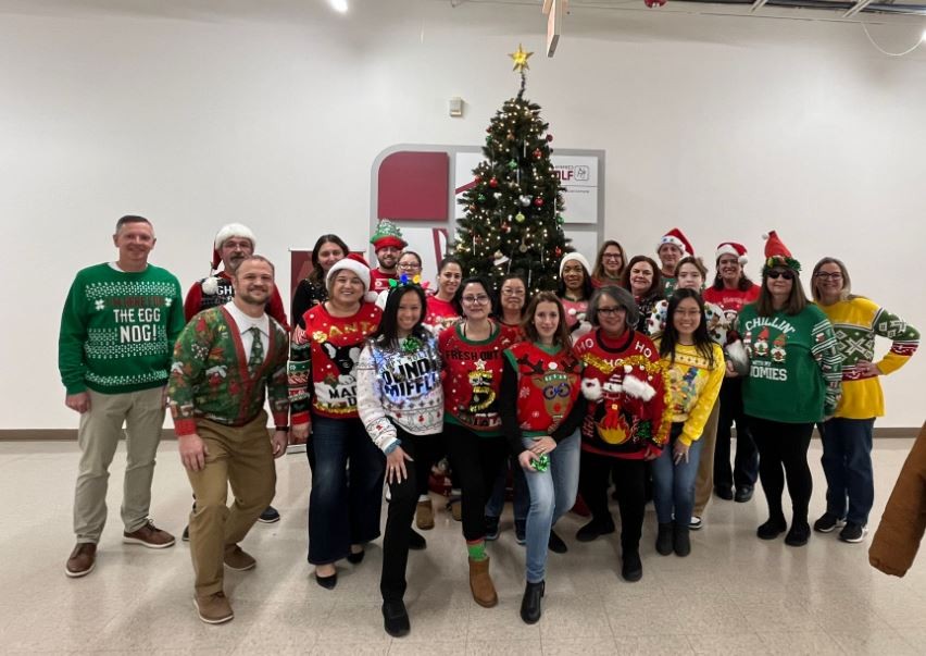 RWMIC encourages a workplace that is fun and fulfilling.  We hosted an Ugly Sweater Contest that was a big hit!