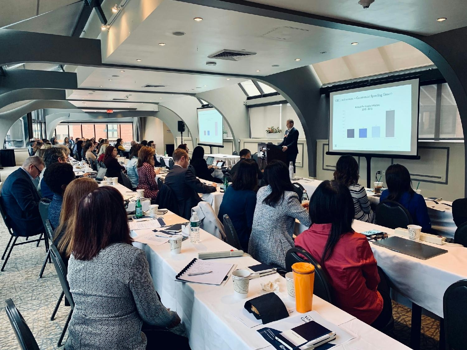 Dave Terry, CEO opening up for our team to present at the Archway Health BPCI Advanced Workshop at The Bostonian Boston.