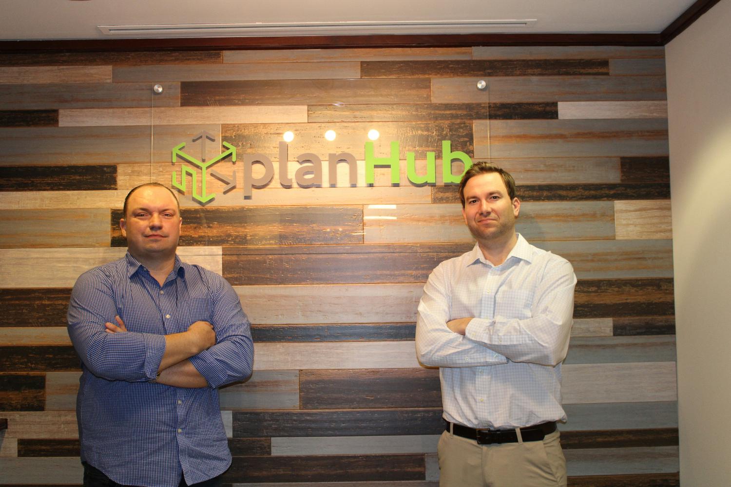 From left to right:  Kevin Priddy, CEO and Founder of PlanHub and Kyle Conlan, VP and Co-Founder of PlanHub.