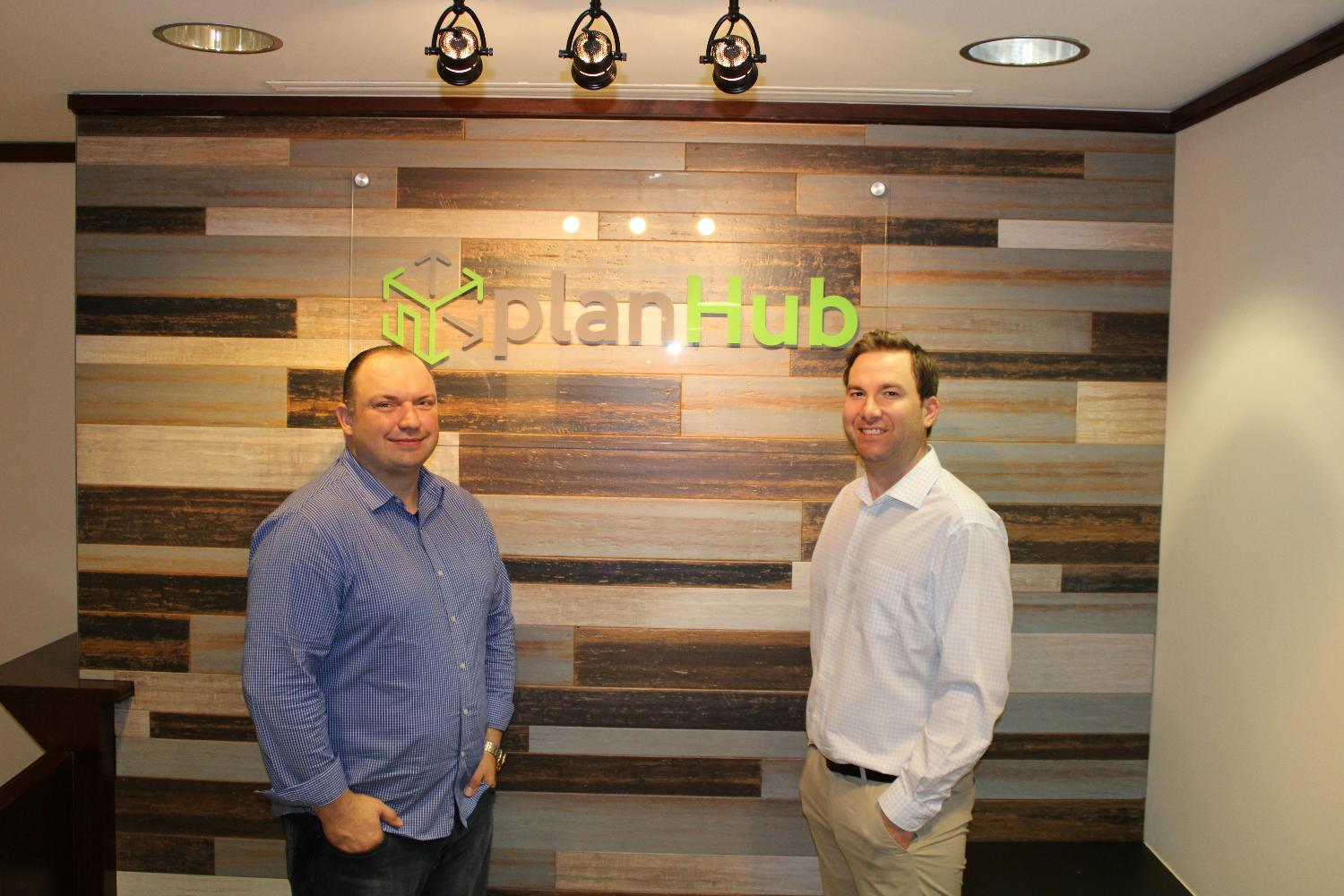 From left to right:  Kevin Priddy, CEO and Founder of PlanHub and Kyle Conlan, VP and Co-Founder of PlanHub.