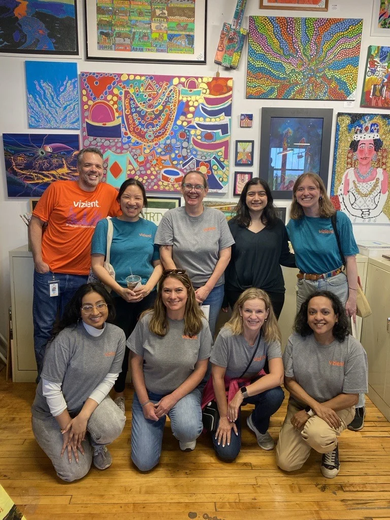 Celebrating art at Chicago Project Onward volunteer event