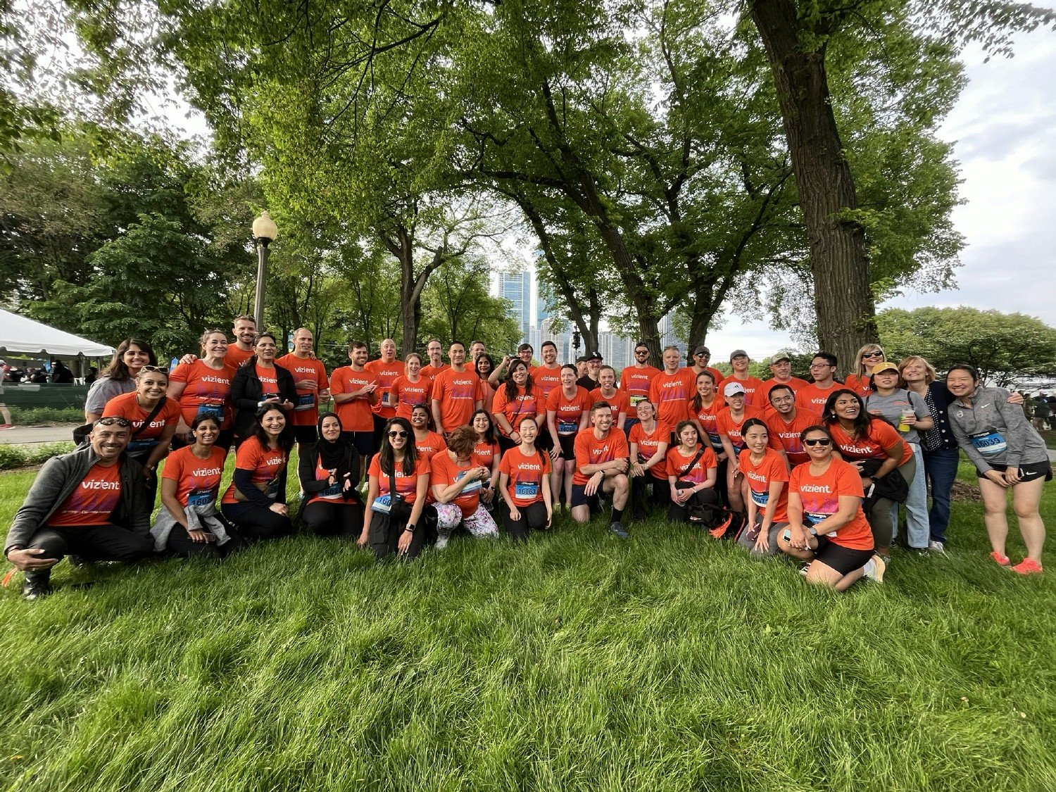 Powered by fitness and connection, participating in local corporate challenge