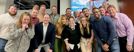 Boston office year-end party