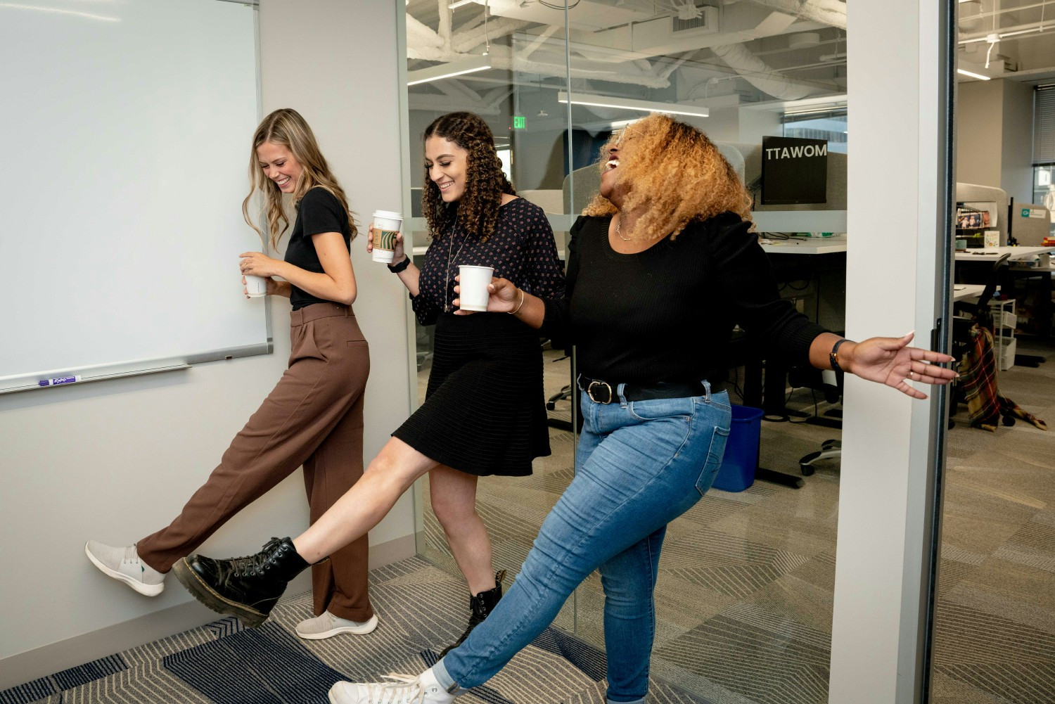 Guild employees in the Denver office. 