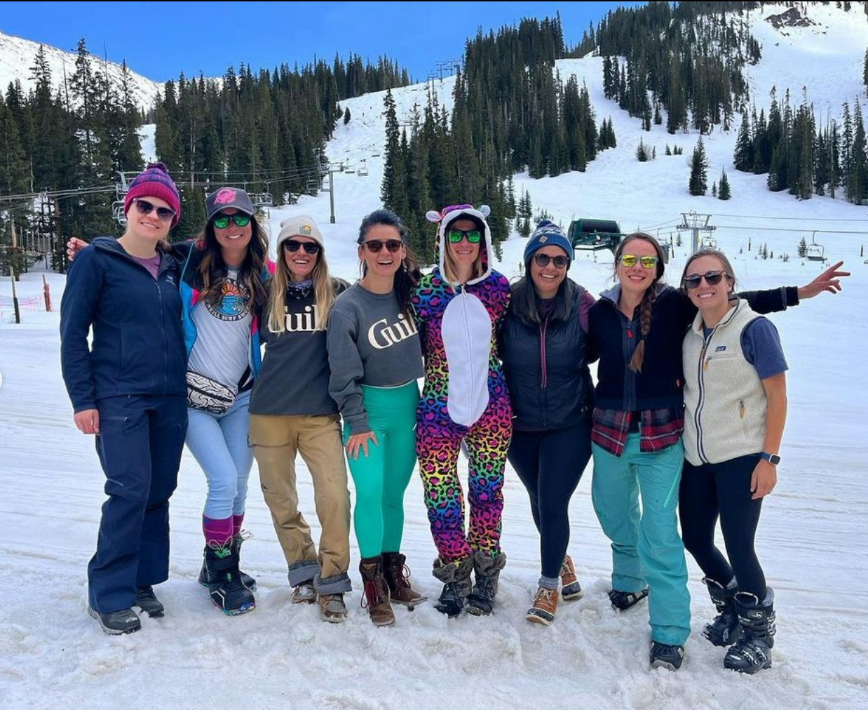 Guilders go skiing! 