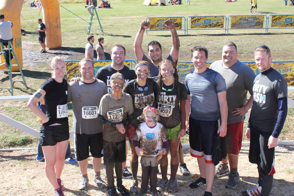 Several of our employees, along with their families, participated in The Dirty Dash race.