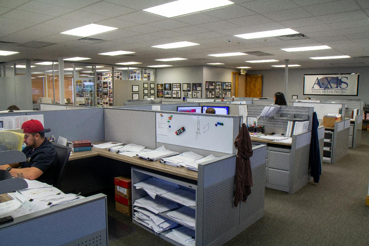 A shot of the main floor of our office space.