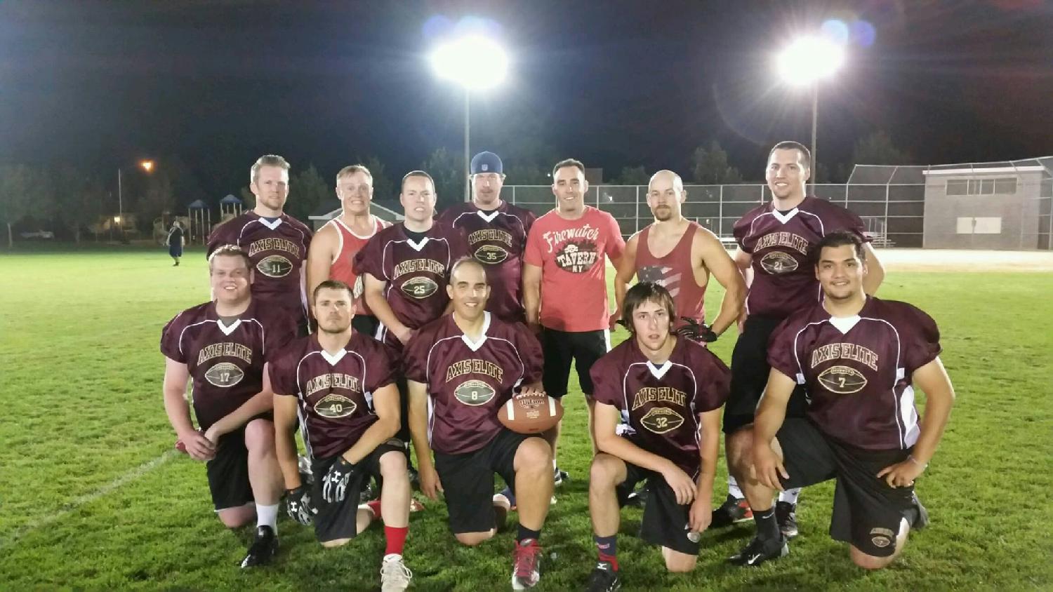 Axis Elite - Our company-sponsored flag football team. 