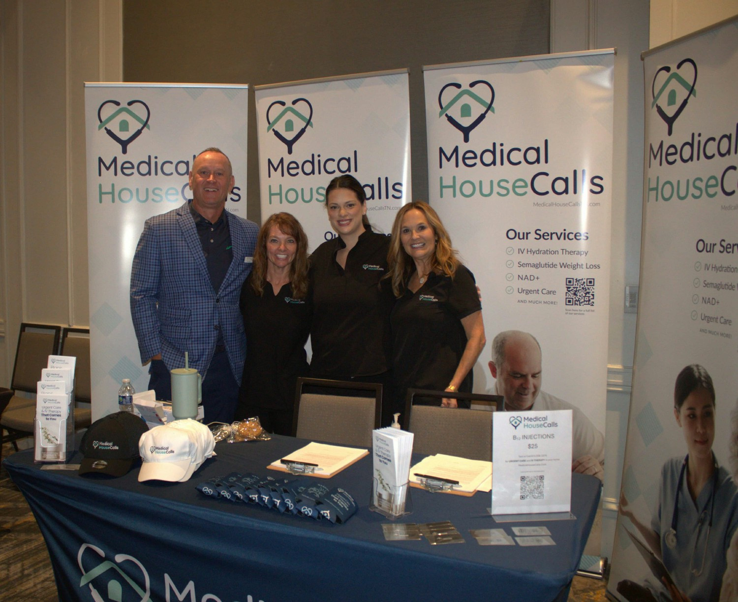 Medical House Calls staff on-site for an event