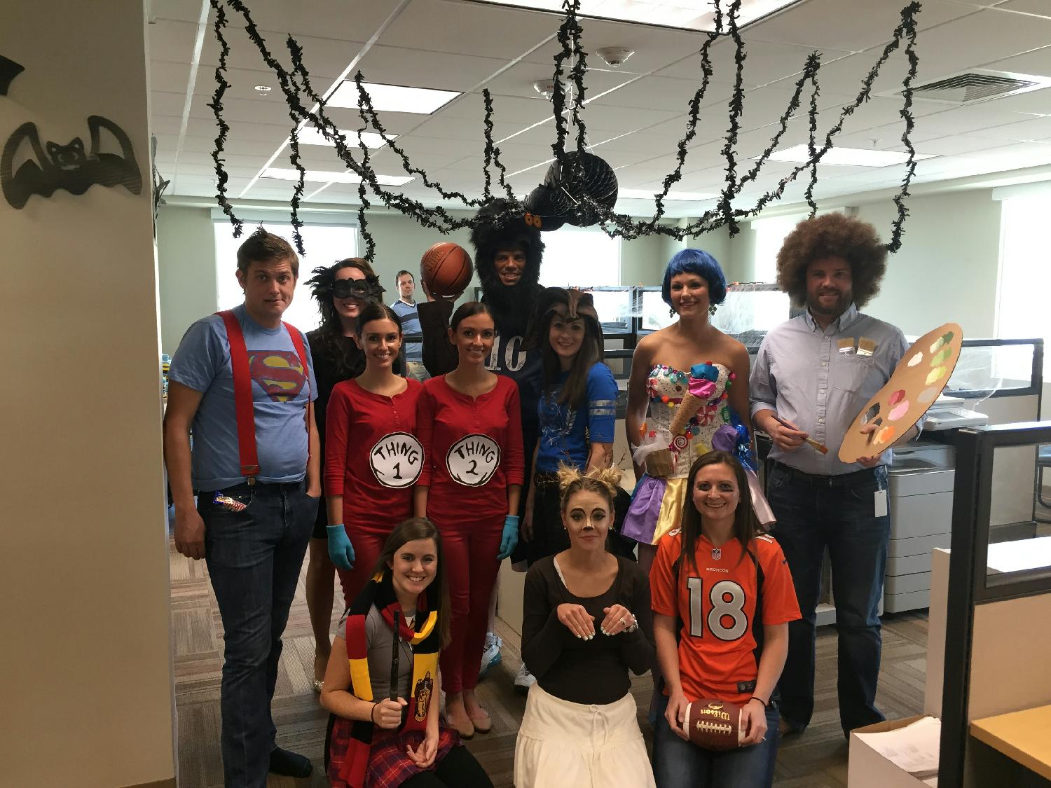 We encourage teams to dress up on Halloween and see who can come up with the most creative and original costume.