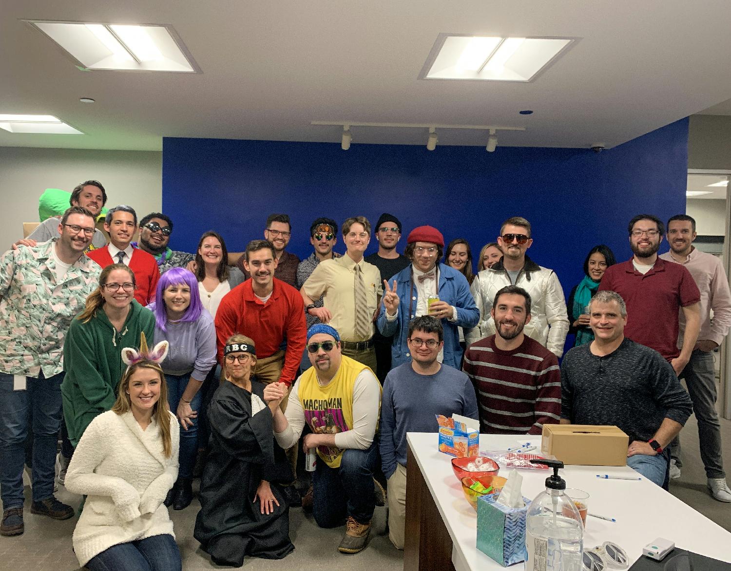 Halloween 2019 - lots of creative and fun costumes at our spooky office celebration!