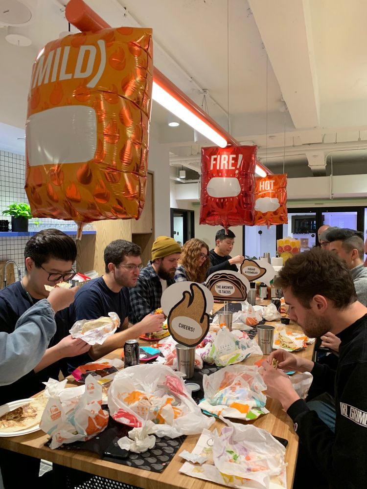 Taco Bell Lunch Birthday Celebration