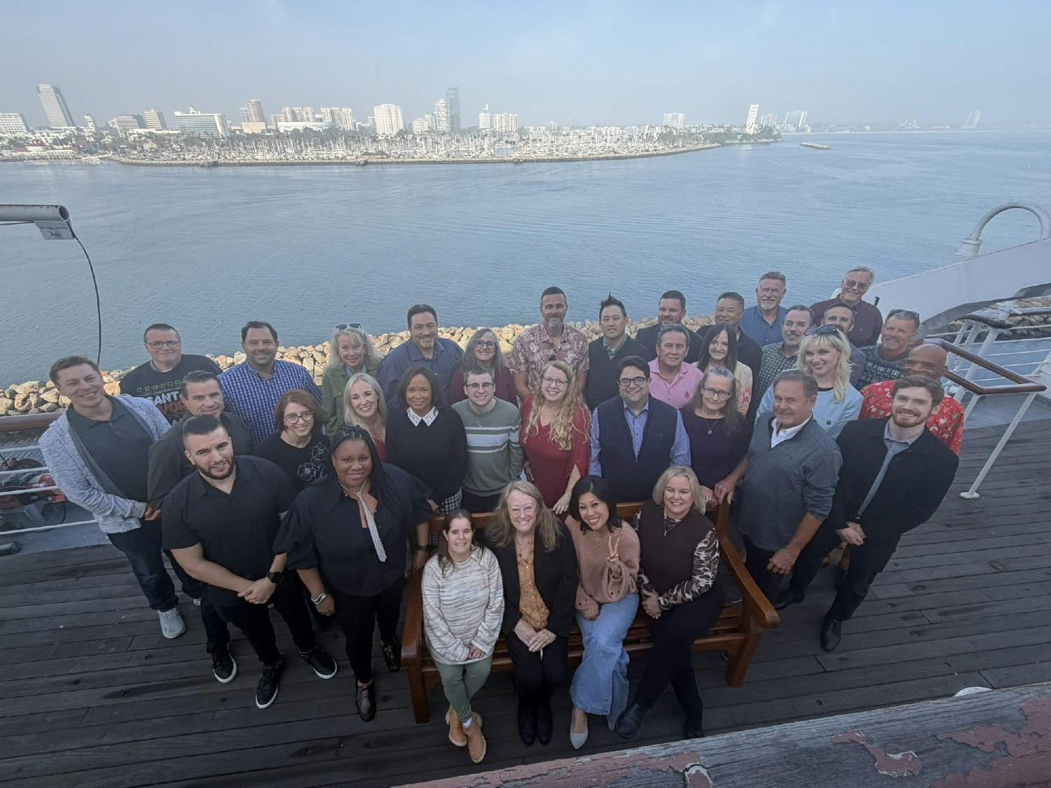Employees in Southern California getting together to share laughter, successes, and more at an end of year event.