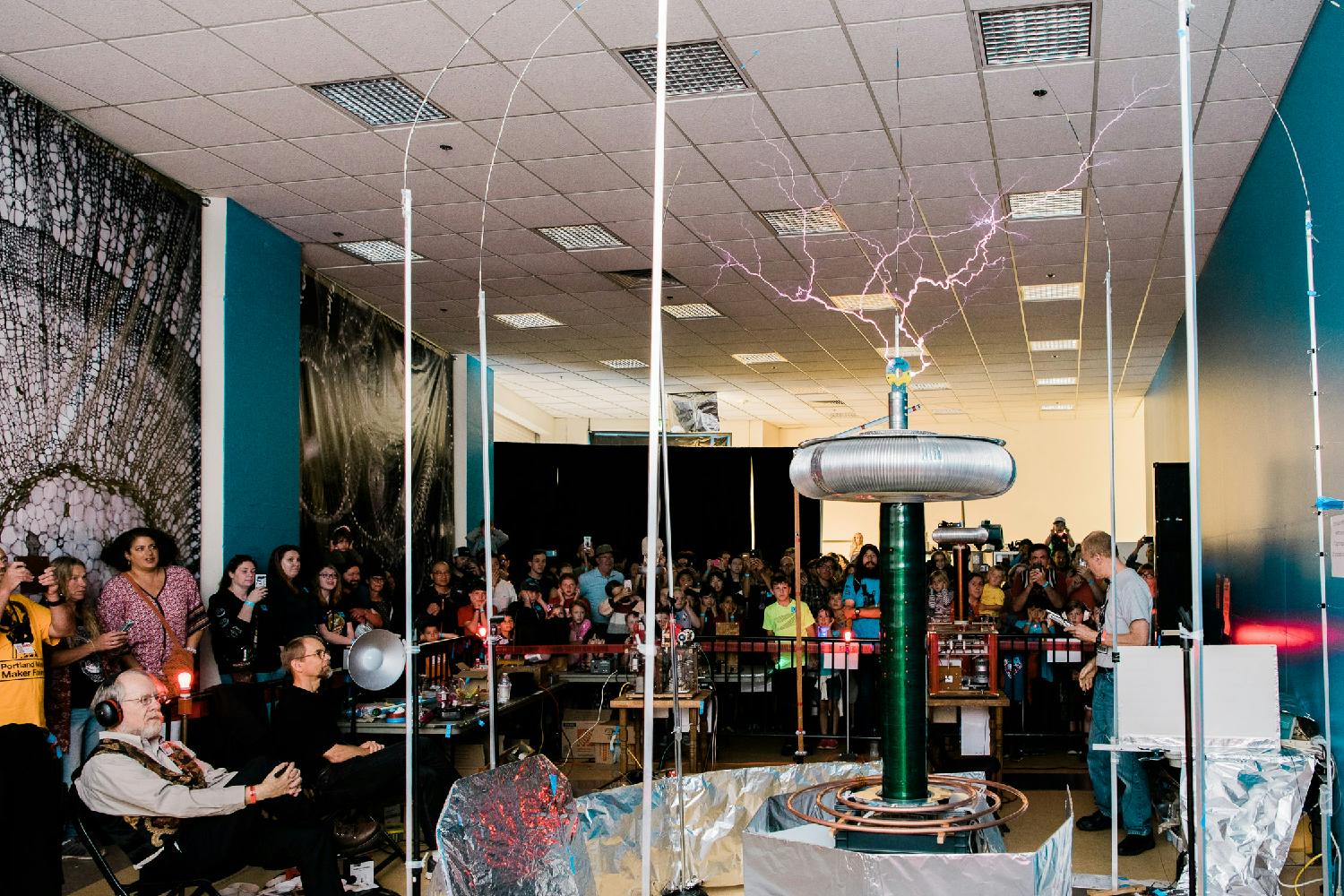 Tesla Coil demonstration.