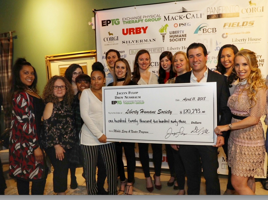 The EPTG team at our 2018 fundraiser for Liberty Humane Society with over $120,000 raised.