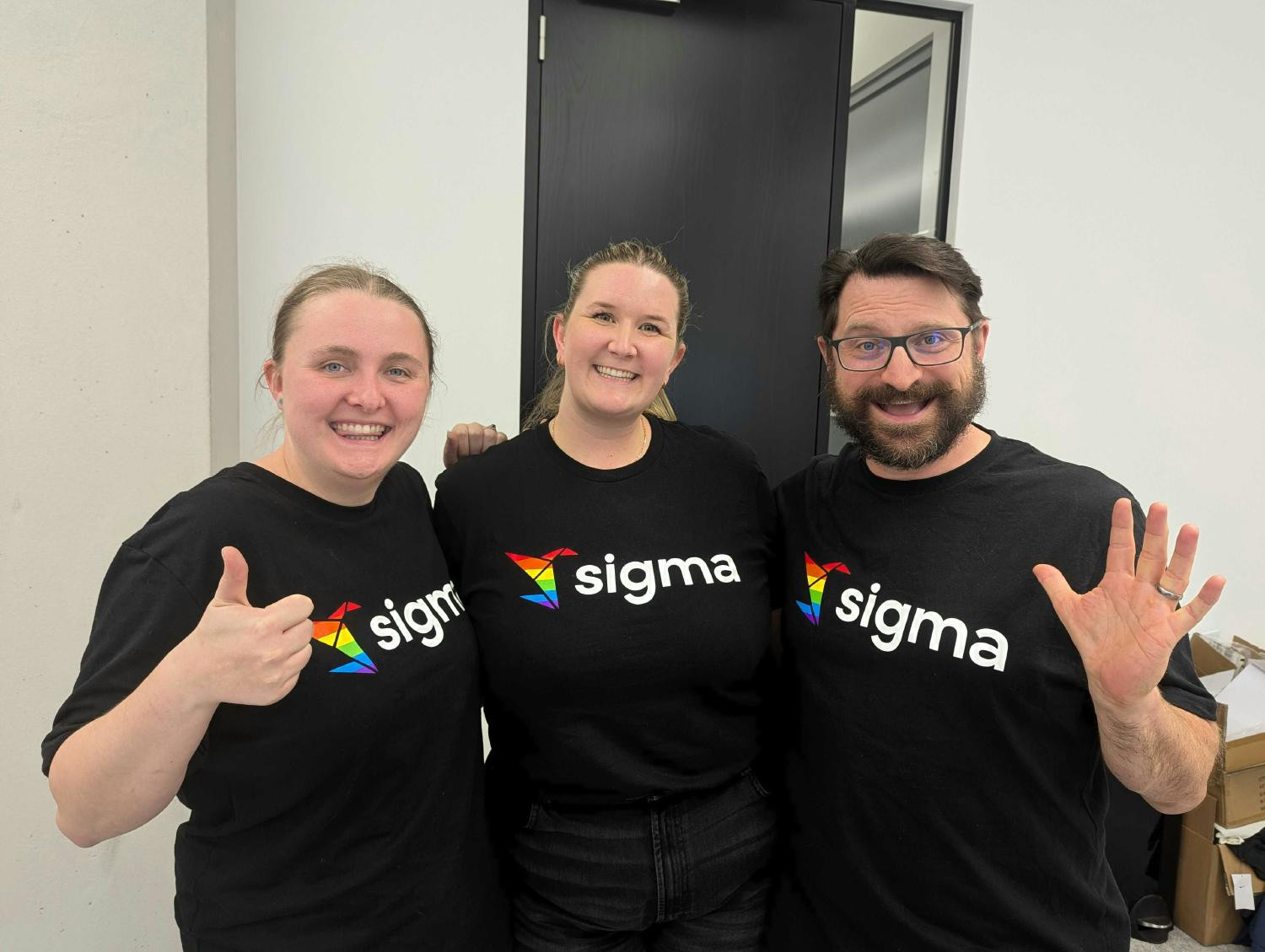 Sigma Pride 2025 shirts.