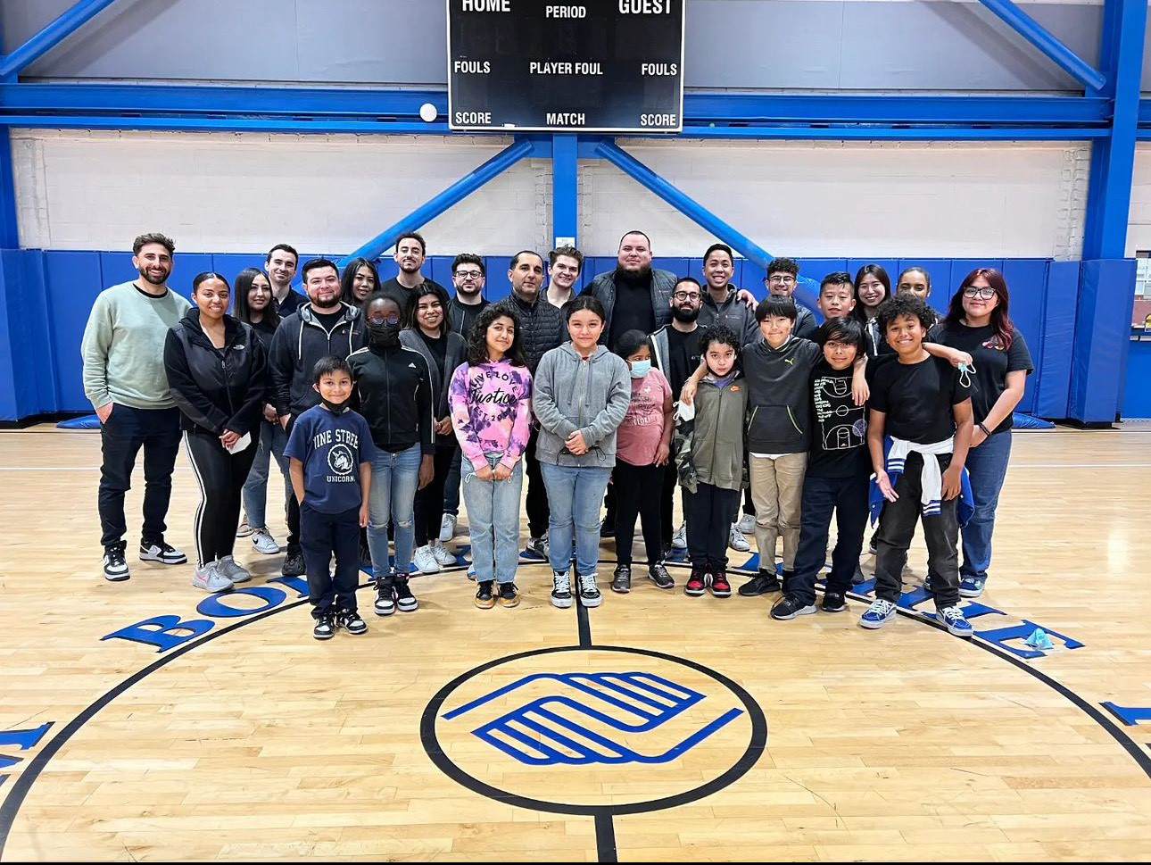 Volunteering with our local Boys & Girls Club 