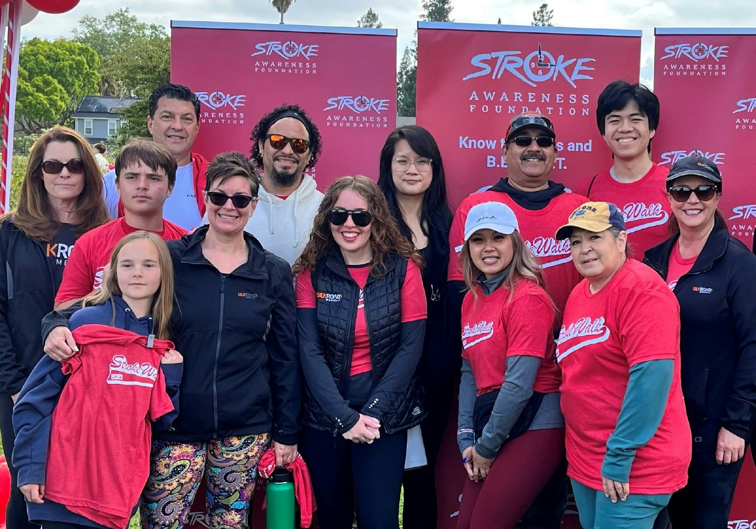 Stepping Up to Strike Out Stroke: Participating in this annual walk unites our team and raises awareness about stroke.
