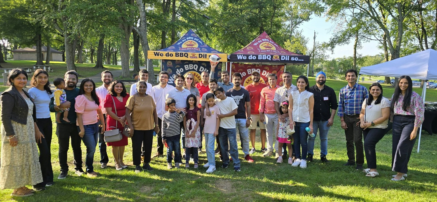 Altimetrians and their families enjoying a Summer barbeque event.