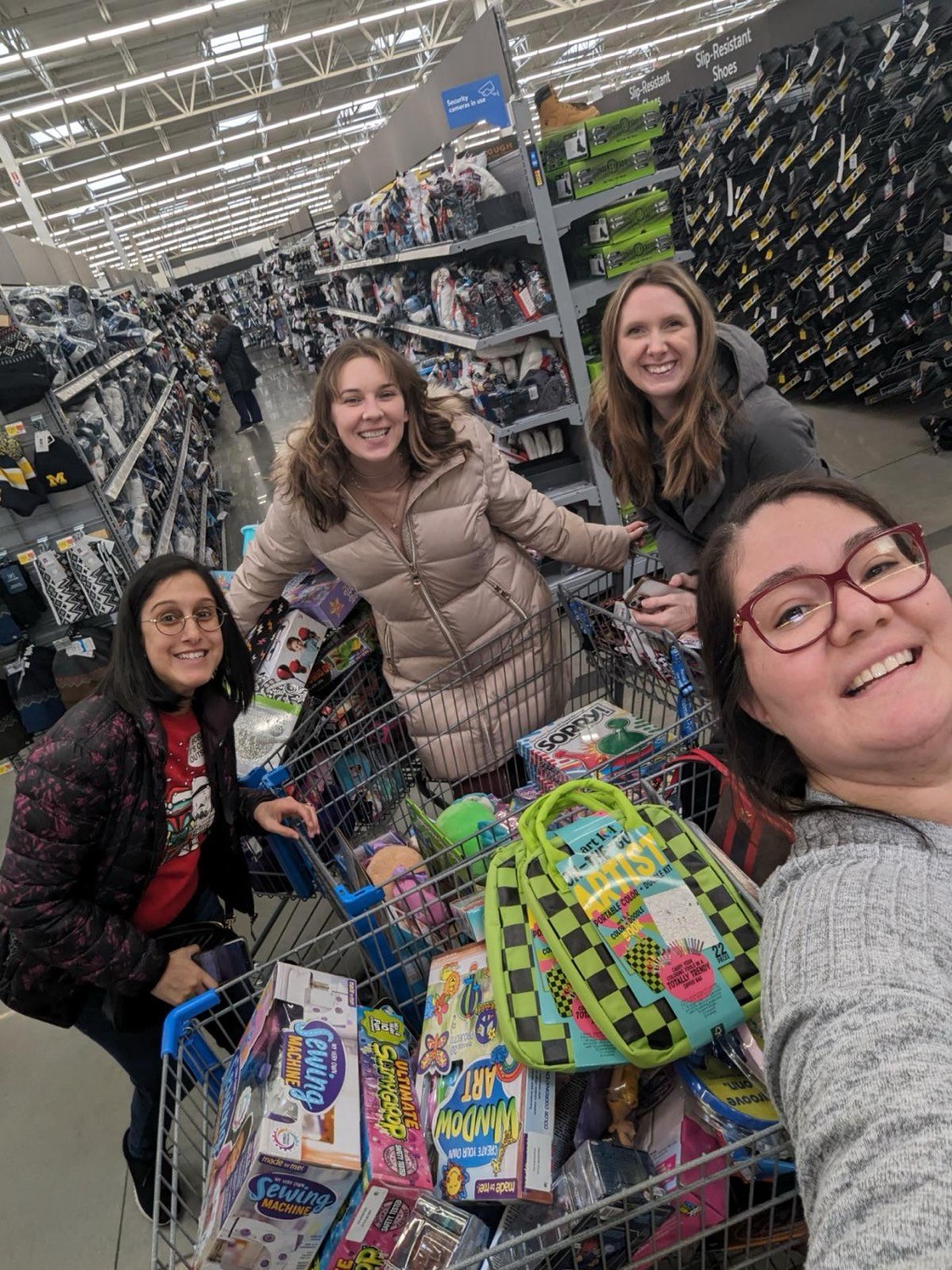 Altimetrians shopping for toys to donate to Toys for Tots for the Holiday season.