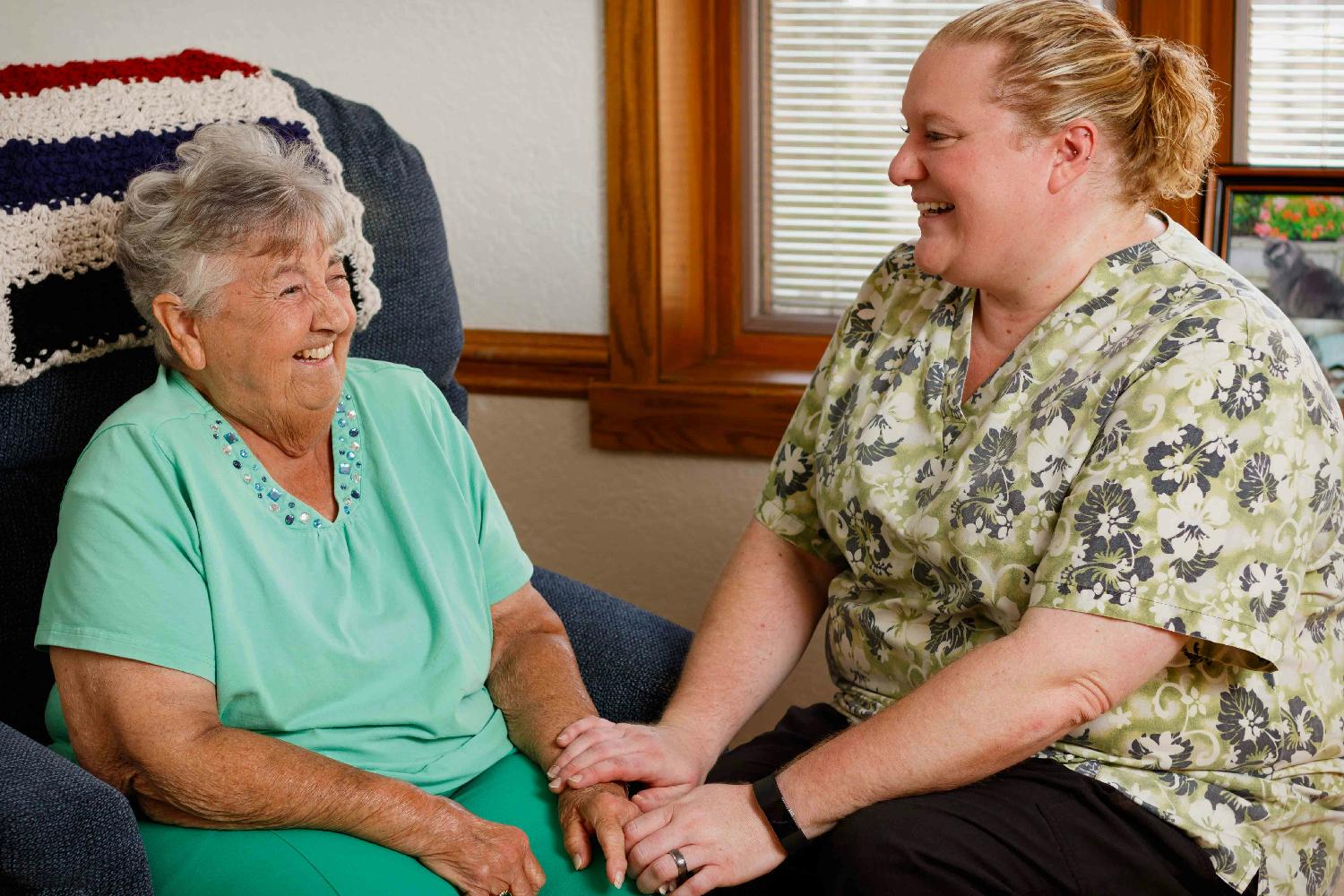 Our caregivers support our residents in many ways.