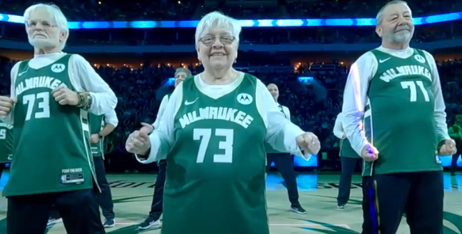A MOSAIC Dream come true as our resident Judy got to dance with the Grand Dancers during the Bucks vs. Wizards game.