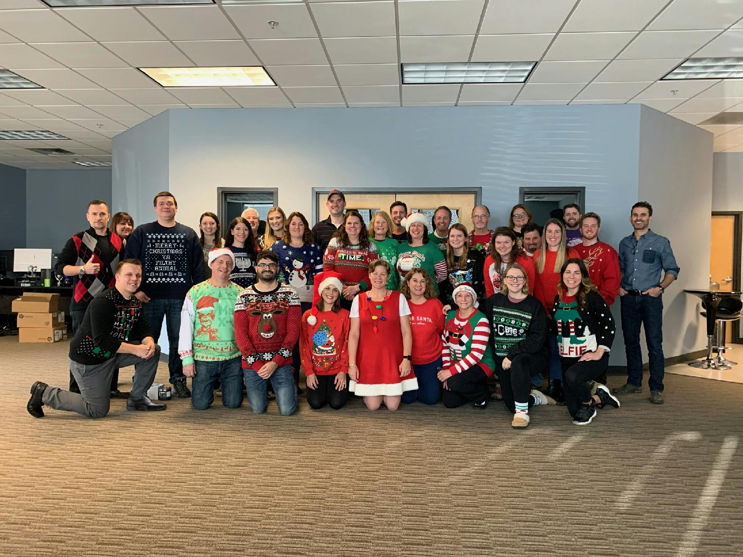 JumpFlyers at Annual Holiday Potluck