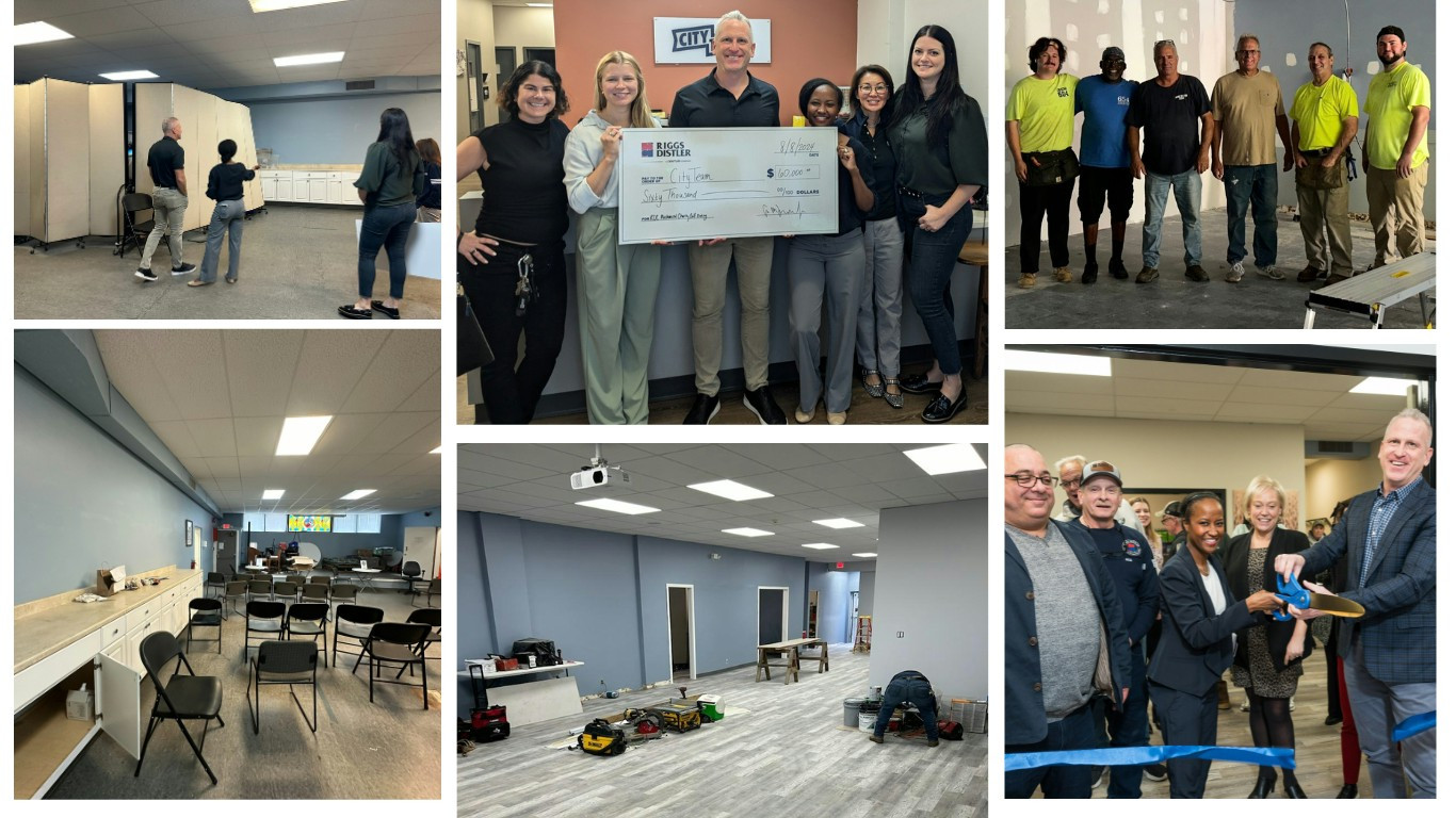RD's Helping Hands supporting local charity's mission of 24/7 resources for community via donations & renovations.