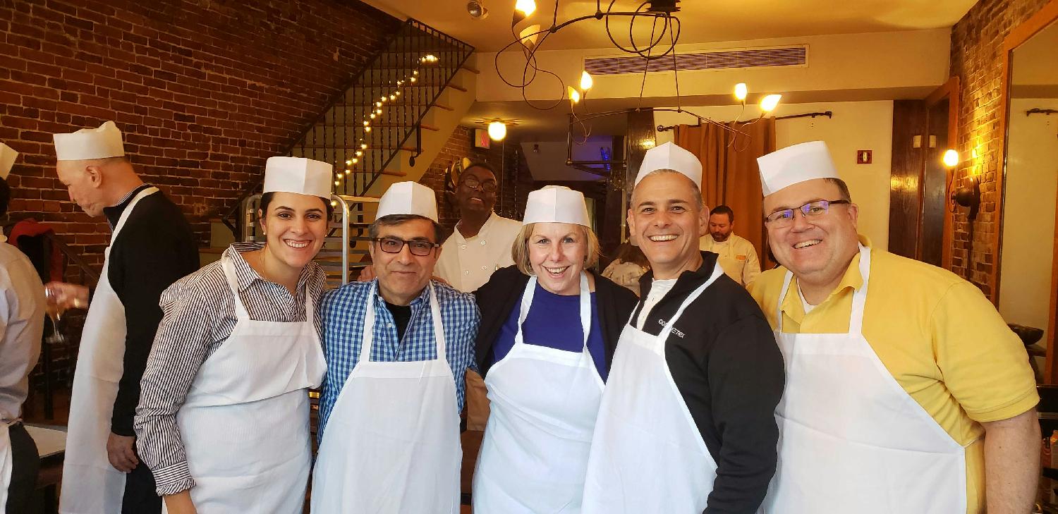 CodaMetrix pasta making class in the North End.