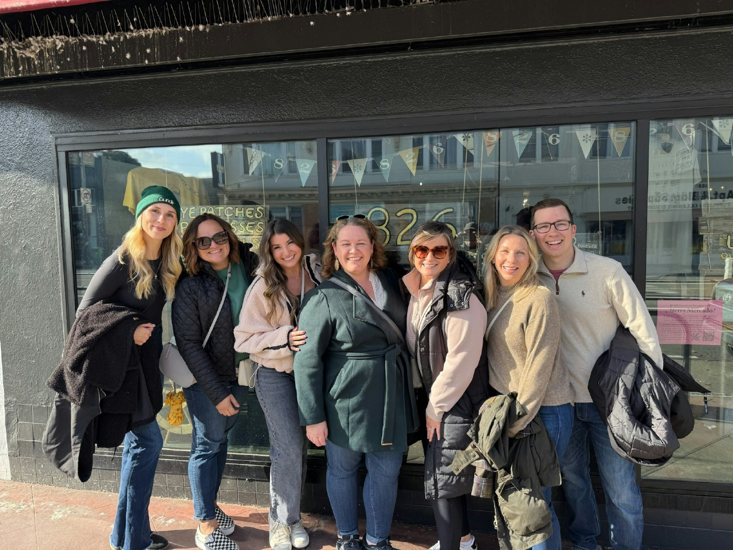 Some of our team members spending a day adventuring together in San Francisco ahead of our annual holiday lunch. 