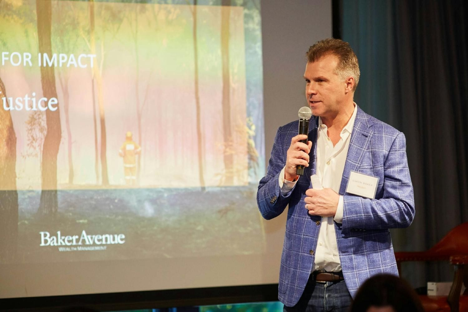 BakerAvenue's CEO, Simon Baker