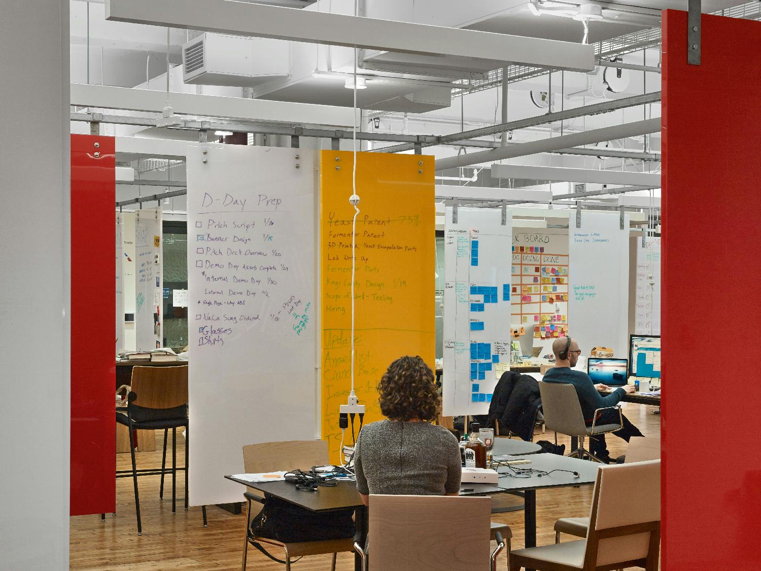 ZX has an open floor plan for increased collaboration. 