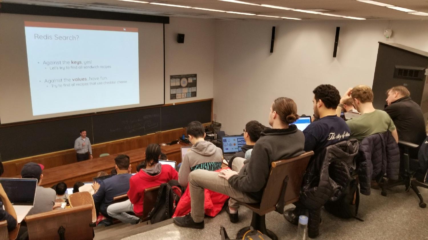 Founder & CTO guest lecturing at Columbia University Data Science class 