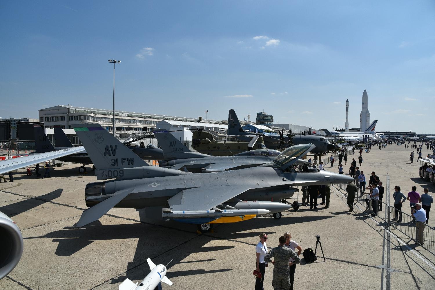AIA works with the US government to establish an American presence at airshows around the globe. 