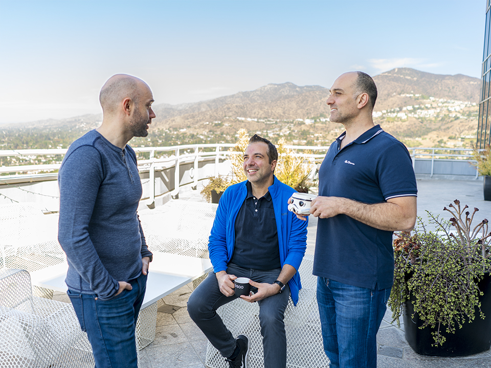 Our founders Armen Adjemian, Drew Kutcharian and Armen Petrosian.