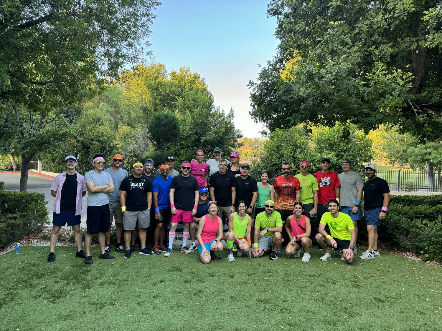 A break from a Generous Brands off-site strategic planning session with an early morning fun run.