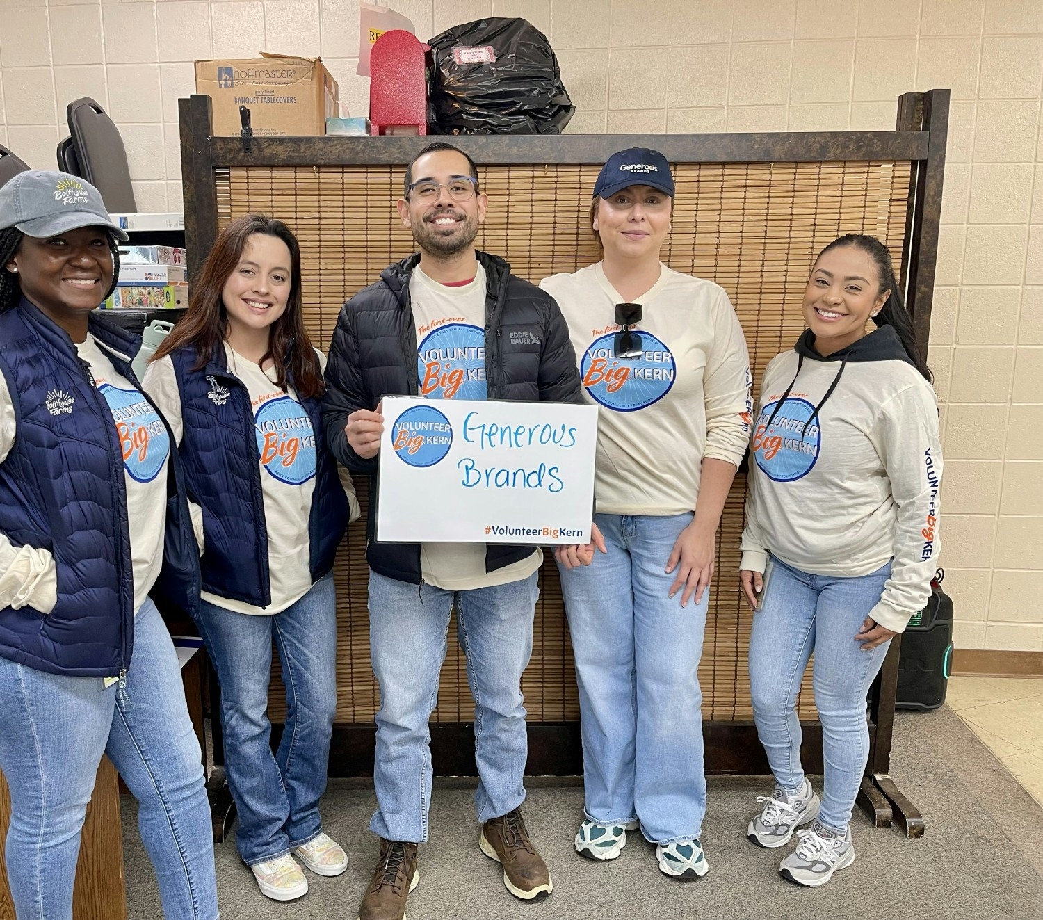 Generous Brands HR giving back at a community service event benefiting children in need.