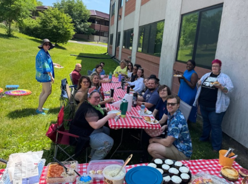 Kicking off summer with a team picnic. 