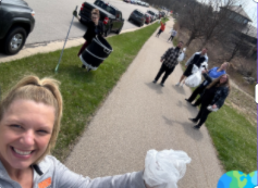 Earth Day community clean up.