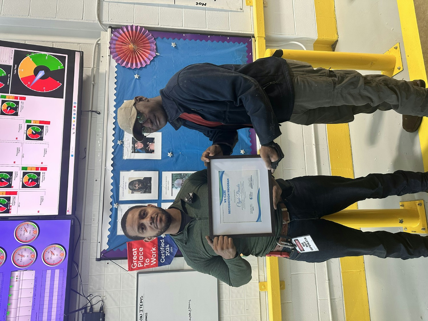 Another example of We Care Recognition recipient - Great job Clyde!