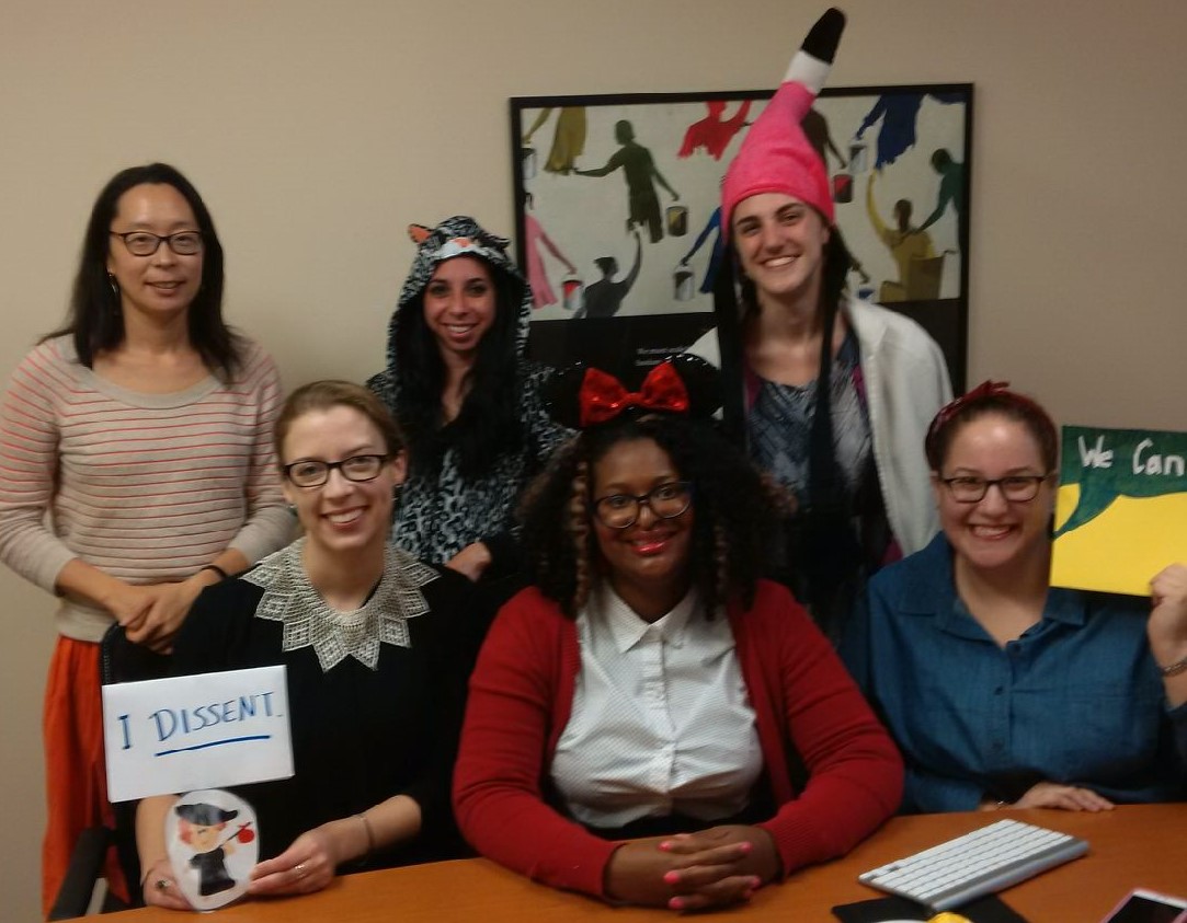 Verans in DC celebrating the Halloween spirit in community