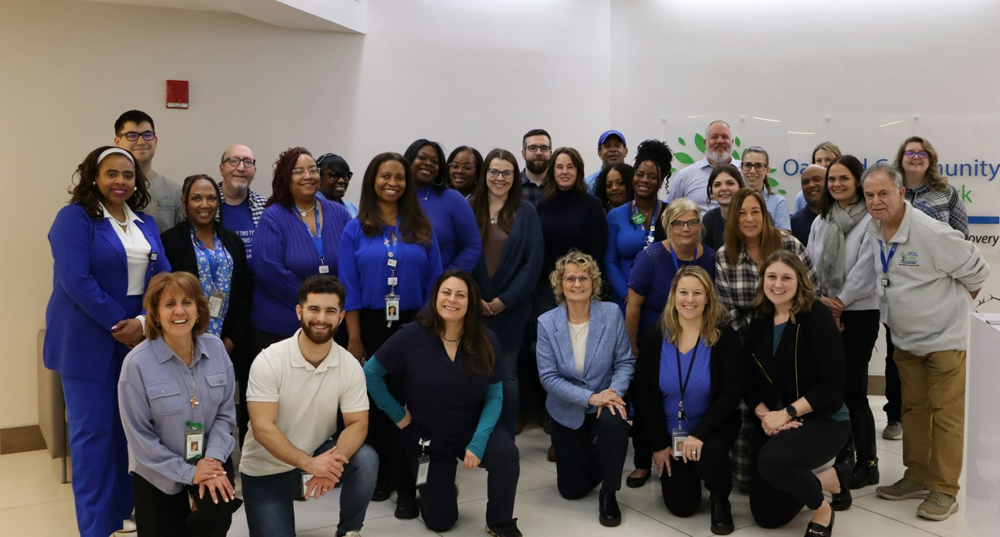 OCHN Staff light it up Blue for Autism Awareness 2024