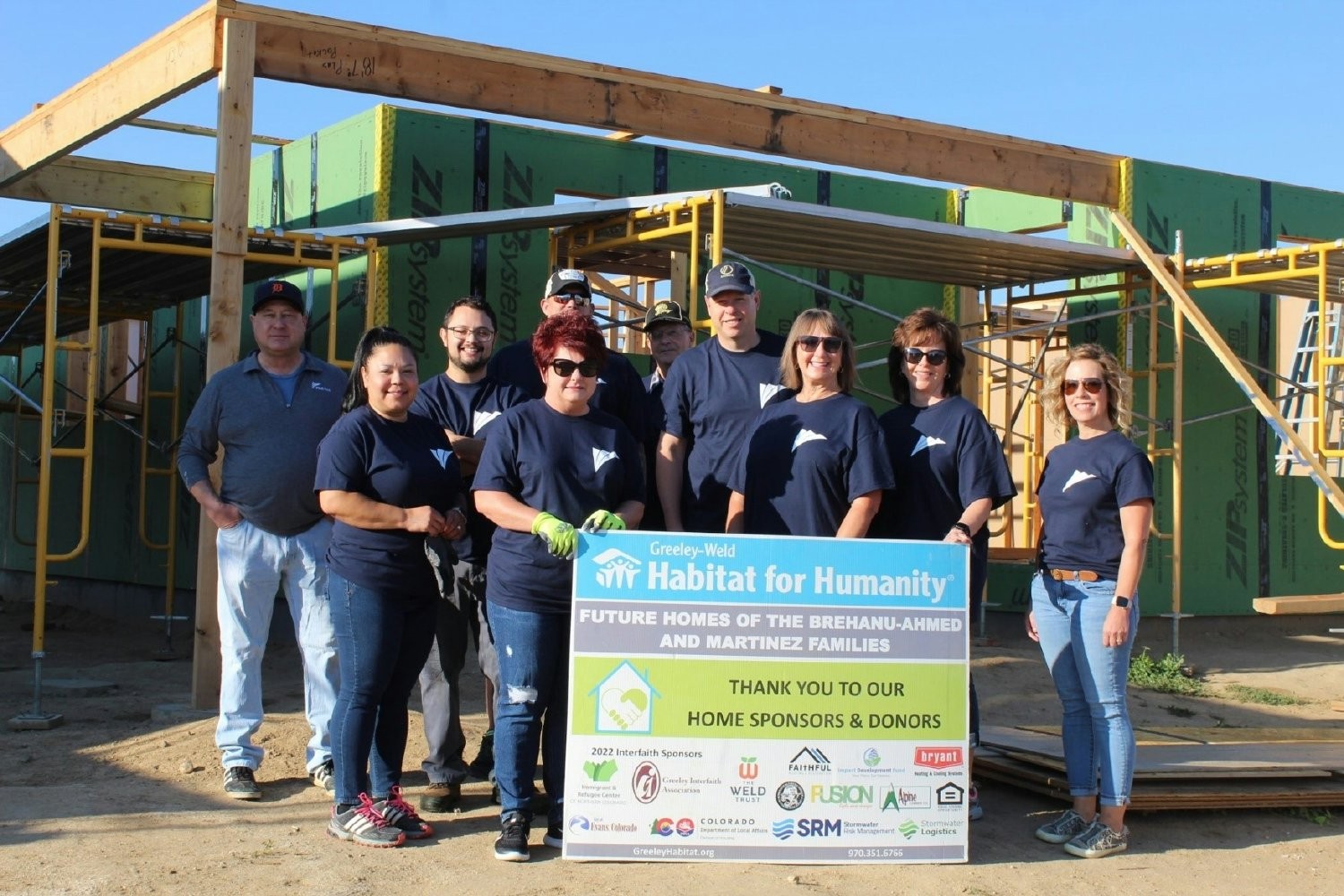 Spending the day with Habitat for Humanity