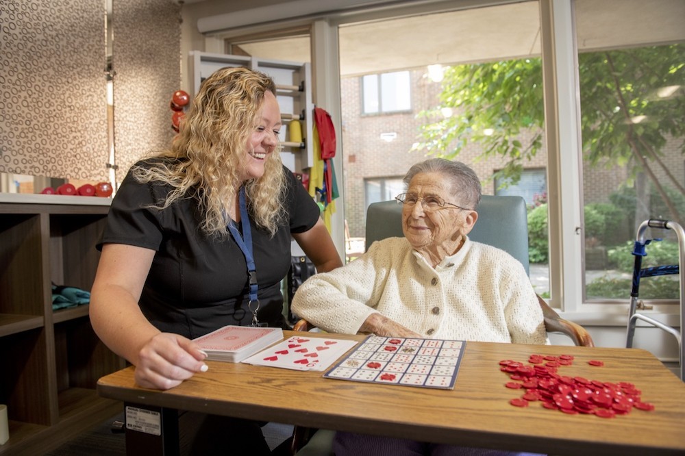 Transitional care services helps residents regain strength and improve health through care and rehabilitation services. 