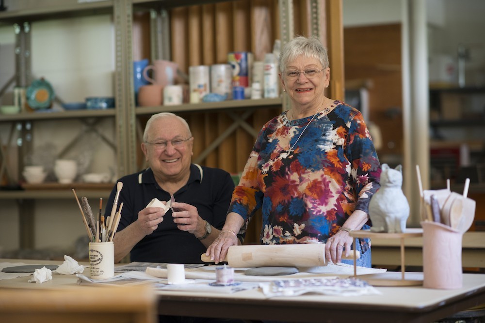 Residents of Cathedral Village enjoy expressing their creativity through a variety of artistic mediums. 