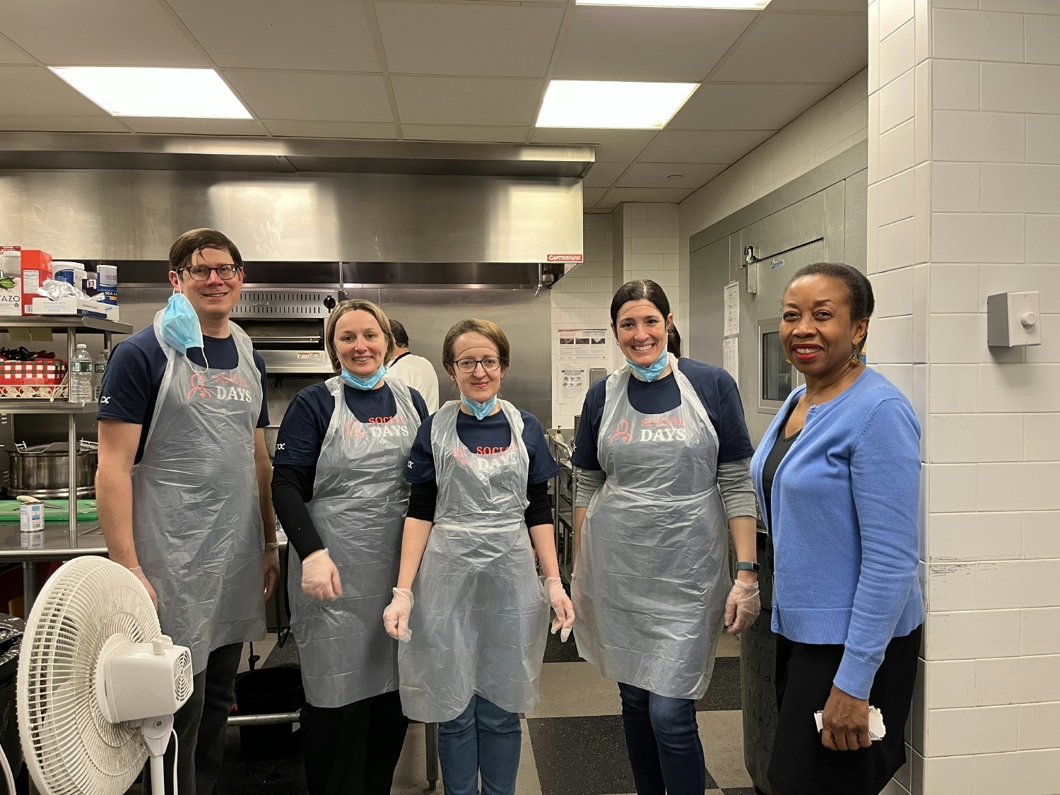 Volunteers at New Covenant Center, Stamford, CT 