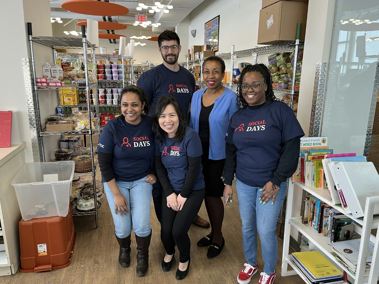 Volunteers at New Covenant Center, Stamford 