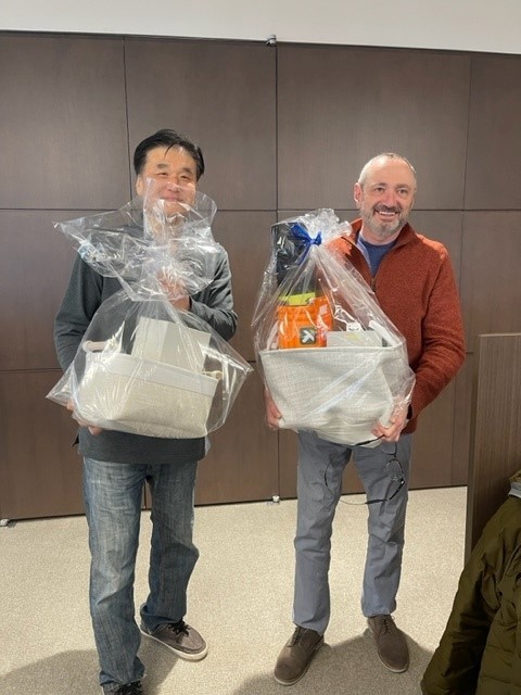 Yong and Len - Wellness Day Raffle Winners