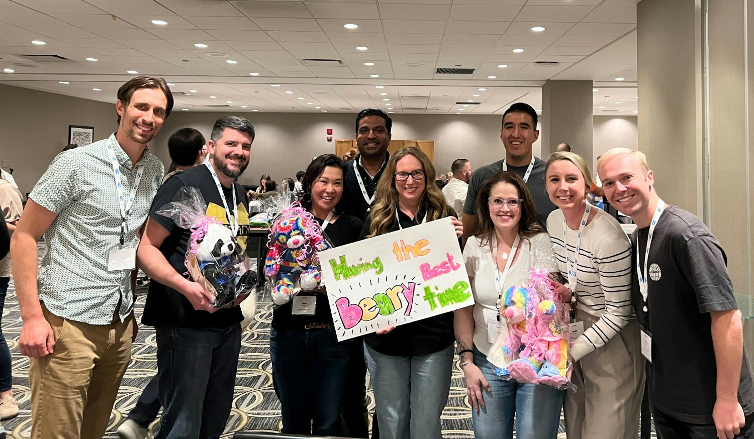 Building teddy bears and team spirit! We gathered in Chicago for a heartwarming volunteer event.