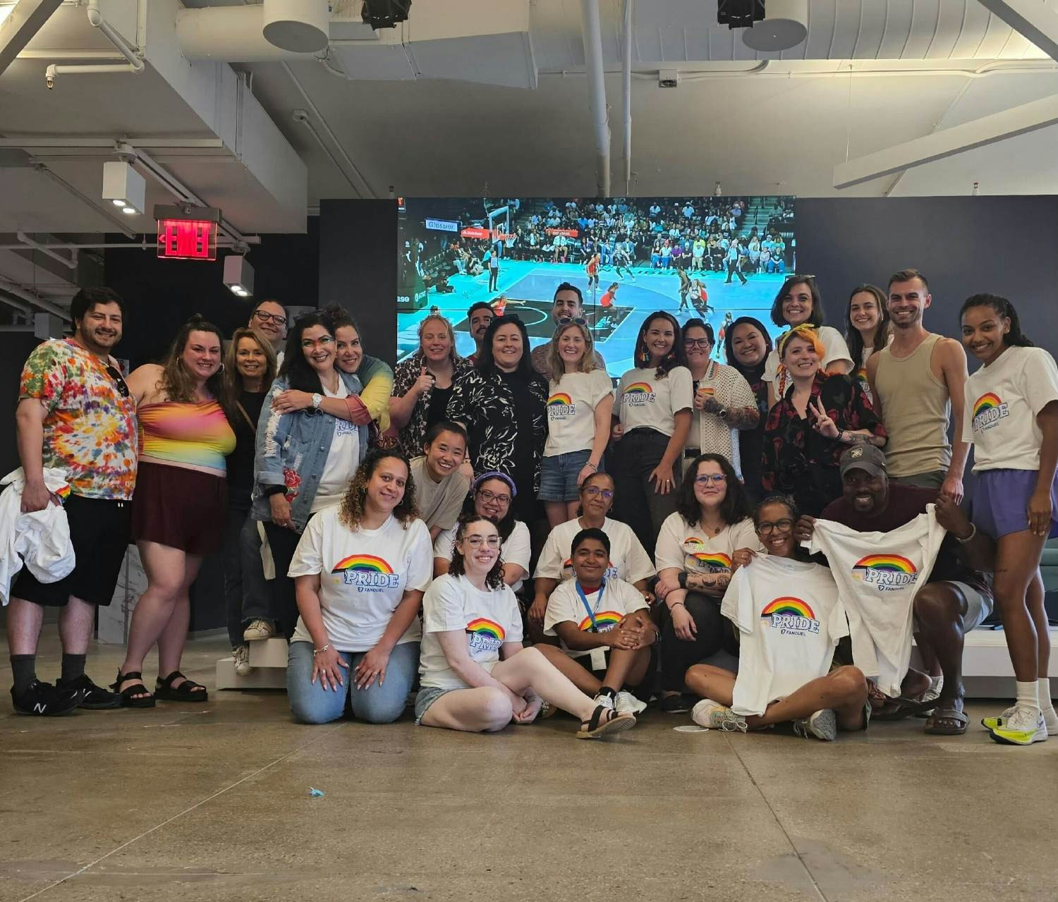 Our Edinburgh Outfield employee resource group celebrating LGBTQ+ Pride! 